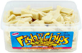 Happy Birthday Fish 'n Chips Bag